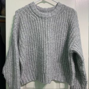 American eagle grey sweater